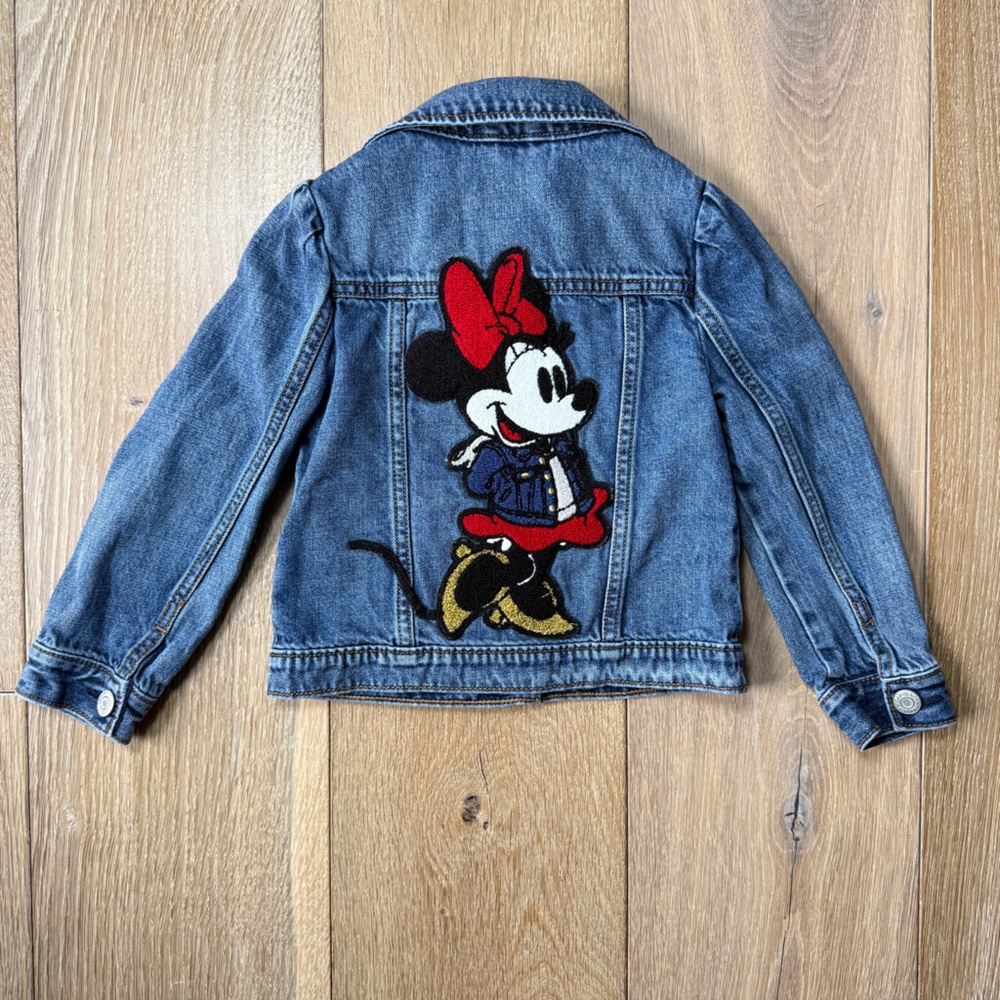 Gap × Disney Baby & Toddler Minnie Mouse Icon Denim Jacket | Sz 4T